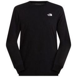 Bluza turystyczna męska The North Face M Evolution Simple Dome L/S Tee. Czarne bluzy męskie The North Face, l, bez wzorów, sportowe, bez ramiączek, bez kaptura. Za 141.00 zł.