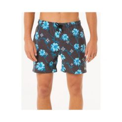 Spodenki surfingowe męskie Rip Curl Surf Revival Floral Volley Czarny. Czarne szorty męskie Rip Curl, bez wzorów, sportowe. Za 179.00 zł.
