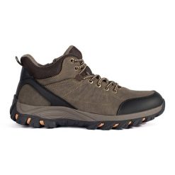 Brązowe męskie buty trekkingowe. Brązowe trekkingi męskie bez zapięcia. Za 227.37 zł.