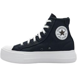 Buty sportowe Converse Day One Platform. Niebieskie obuwie sportowe damskie Converse, bez wzorów, bez zapięcia. Za 490.00 zł.