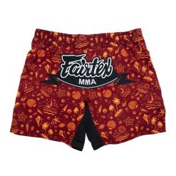 Spodenki treningowe Fairtex MMA Fightshort Breeze. Czerwone stroje kąpielowe damskie FAIRTEX, m, bez wzorów. Za 289.99 zł.