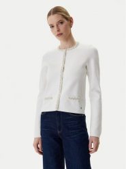 Guess Kardigan W6RR42 Z4422 Écru Regular Fit. Kardigany damskie Guess, s, z aplikacjami, z wiskozy, bez kołnierzyka. Za 619.99 zł.