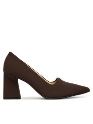 HÖGL Czółenka 0-187548-20000 Brązowy. Brązowe czółenka damskie HÖGL, bez wzorów, ze skóry, bez obcasa, bez zapięcia. Za 699.99 zł.