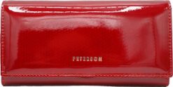 Peterson Duży portfel damski z lakierowanej skóry naturalnej - Peterson NoSize. Portfele damskie Peterson, ze skóry. Za 202.86 zł.