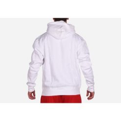 Bluza męska nike air jordan jumpman classics fleece pullover hoodie white. Białe bluzy męskie Nike, m, bez wzorów, sportowe, bez ramiączek, bez kaptura. Za 279.00 zł.