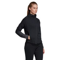 Bluza damska sportowa Adidas W HTR S JKT. Czarne bluzy damskie Adidas, s, bez wzorów, sportowe, bez ramiączek, bez kaptura. W wyprzedaży za 169.00 zł.