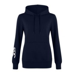 Bluza damska z kapturem Canterbury Club. Niebieskie bluzy damskie CANTERBURY, xl, bez wzorów, z dresówki, eleganckie, bez ramiączek, z kapturem. Za 342.50 zł.