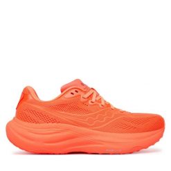 Buty do biegania Saucony. Czerwone obuwie sportowe damskie Saucony, bez wzorów, bez zapięcia, do biegania. Za 699.99 zł.