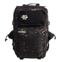 Plecak outdoorowy V2 45L. Zielone plecaki męskie ELITEX TRAINING, bez wzorów, z materiału, sportowe. Za 273.56 zł.