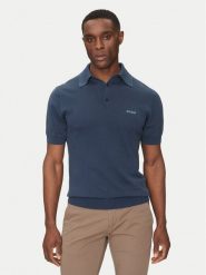 Guess Sweter M4GR07 Z3DN1 Granatowy Regular Fit. Niebieskie swetry męskie Guess, m, z aplikacjami, z bawełny, bez kołnierzyka, bez ramiączek. Za 179.99 zł.