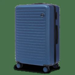 Walizka DUŻA Wings ABS+ COOT 28" Middle Blue. Niebieskie walizki damskie Wings, bez wzorów, z materiału, duże. Za 209.30 zł.