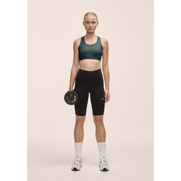 Damskie szorty z wysoką talią Casall Essential. Czarne legginsy damskie Casall, bez wzorów, z podwyższonym stanem. W wyprzedaży za 219.00 zł.