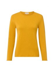 Marie Lund sweter z czystego kaszmiru Kobiety Kaszmir żółty, L. Żółte swetry nierozpinane damskie Marie Lund, l, bez wzorów, z kaszmiru, eleganckie, bez kołnierzyka, bez ramiączek. Za 399.95 zł.