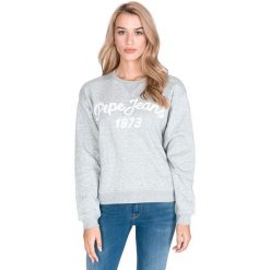 Pepe Jeans Nanete Bluza Szary. Szare bluzy damskie Pepe Jeans, xs, bez wzorów, z bawełny, bez ramiączek, bez kaptura. Za 243.95 zł.