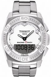 Zegarek Tissot Racing Zegarek męski wielobarwna tarcza 43 mm (T002.520.11.031.00). Zegarki męskie TISSOT, bez wzorów. Za 2,236.99 zł.