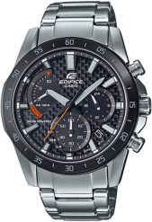 Zegarek Casio Męski Edifice czarna tarcza 50 mm (EQS-930DB-1AVUDF). Czarne zegarki męskie Casio, bez wzorów. Za 894.99 zł.
