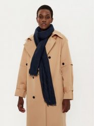 Weekend Max Mara Szal Classe 2515541074600 Granatowy. Niebieskie rękawiczki damskie Weekend Max Mara, bez wzorów, z materiału. Za 669.99 zł.