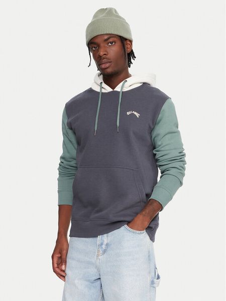 Billabong Bluza Arch Block Po EBYFT00155 Niebieski Regular Fit. Niebieskie bluzy męskie Billabong, m, bez wzorów, z bawełny, bez ramiączek, bez kaptura. Za 269.99 zł.