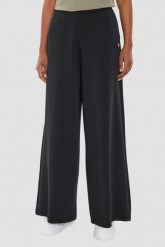 GUESS Czarne damskie spodnie dresowe Olympe Wide Leg, Rozmiar S. Czarne spodnie sportowe damskie Guess, z aplikacjami, z dresówki, sportowe. Za 489.99 zł.