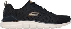 Skechers Buty męskie Skechers Track-Leshur czarne 232758 BLK 45. Czarne buty sportowe męskie Skechers, m, bez wzorów. Za 247.31 zł.