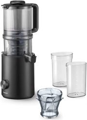 Wyciskarka wolnoobrotowa TopJuicer Panasonic MJ-L900KXE Wyciskarka wolnoobrotowa 210W 65obr/min Srebrna. Szare wyciskarki TopJuicer. Za 849.00 zł.