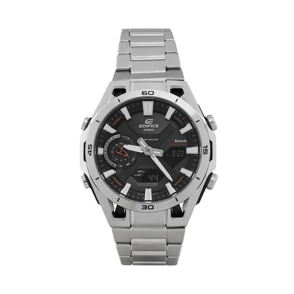 Zegarek Casio. Szare zegarki męskie Casio, bez wzorów, srebrne. Za 989.99 zł.