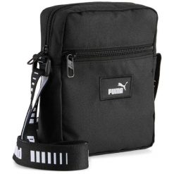Torba Puma Phase Tape Portable 2L. Czarne torby sportowe męskie Puma, bez wzorów, z materiału. Za 68.87 zł.