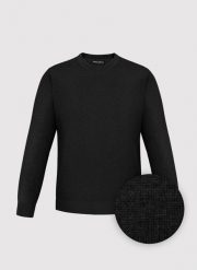 PAKO LORENTE - Czarny sweter męski v-neck. Czarne swetry męskie Pako Lorente, na jesień, m, bez wzorów, z bawełny, bez kołnierzyka, bez ramiączek. Za 199.99 zł.