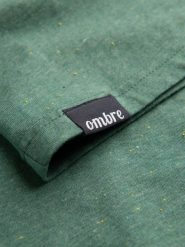 T-shirt męski z ozdobnym efektem confetti - zielony V4 OM-TSCT-0178 - XXL. Zielone t-shirty męskie Ombre Clothing, l, bez wzorów, z bawełny, bez kołnierzyka, bez ramiączek. W wyprzedaży za 29.99 zł.