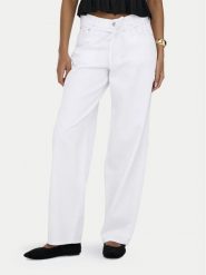 ONLY Jeansy Gianna 15363227 Biały Balloon Fit. Białe jeansy damskie ONLY, bez wzorów, z bawełny. Za 249.99 zł.