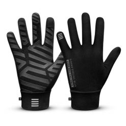 Rękawiczki rowerowe unisex Nuremberg Siroko. Czarne rękawiczki damskie SIROKO, bez wzorów. Za 127.00 zł.