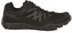 Buty trekkingowe męskie Edgepoint III Regatta. Czarne trekkingi męskie Regatta, z materiału, bez zapięcia. Za 299.99 zł.