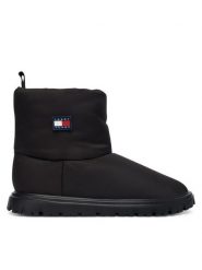 Tommy Jeans Śniegowce Tjw Snow Boot EN0EN02823 Czarny. Czarne śniegowce damskie Tommy Jeans, z jeansu, bez zapięcia. Za 419.99 zł.