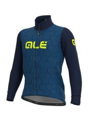 Kurtka rowerowa męska Alé Cycling Solid Cross. Niebieskie kurtki męskie ALÉ CYCLING, na zimę, l, bez wzorów, z elastanu, klasyczne, bez kaptura. Za 501.99 zł.