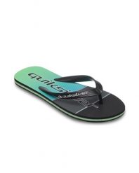 Klapki dla Mężczyzn MOLOKAI STRIPE Szary. Szare klapki męskie Quiksilver, bez wzorów, z gumy, bez zapięcia. Za 94.99 zł.
