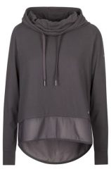 2058 Trespass Immy - Damska bluza z kapturem ciemnoszara. Szare bluzy damskie 2117 OF SWEDEN, l, bez wzorów, z elastanu, bez ramiączek, z kapturem. Za 213.99 zł.