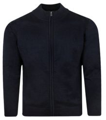 Bluza Zapinana na Zamek, Granatowa bez Kaptura, Męska -EXPOMEN. Niebieskie bluzy męskie Expomen, m, bez wzorów, z bawełny, klasyczne, bez ramiączek, bez kaptura. Za 199.00 zł.
