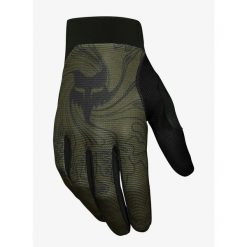 Rękawiczki rowerowe męskie Fox Ranger Glove Frequency. Brązowe rękawiczki męskie FOX, bez wzorów. Za 131.99 zł.