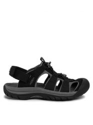 Keen Sandały Rapids H2 1022272 Czarny. Czarne sandały męskie Keen, bez wzorów, z materiału, bez zapięcia. Za 239.99 zł.