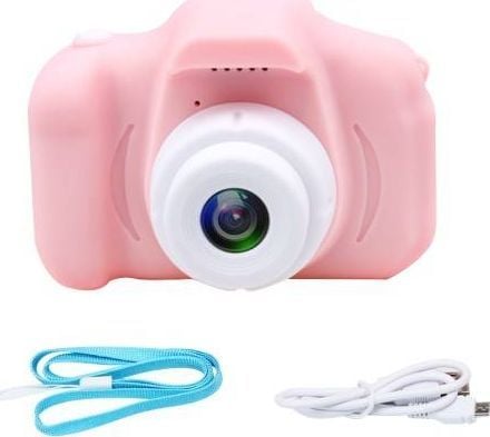 Aparat cyfrowy R2 Invest X2 różowy. Aparaty kompaktowe R2 Invest. Za 68.99 zł.