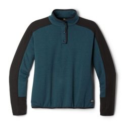 Damski sweter z golfem Mountain Hardwear Camplife. Czarne swetry nierozpinane damskie MOUNTAIN HARDWEAR, bez wzorów, sportowe, bez kołnierzyka, bez ramiączek. Za 467.00 zł.