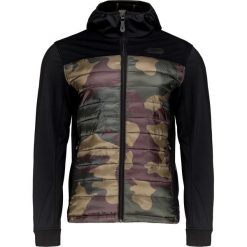 Kurtka AERONAUTICA MILITARE. Czarne kurtki męskie Aeronautica Militare, bez wzorów, z puchu, militarne, z kapturem. W wyprzedaży za 660.00 zł.