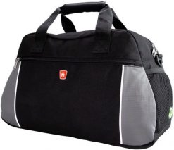 Torba podróżna/sportowa Traveller Casual czarna. Czarne torby na ramię męskie Erima, z materiału, na ramię. Za 211.99 zł.