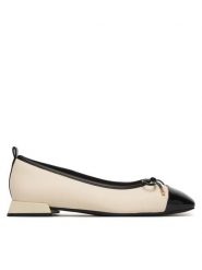 Clarks Półbuty Ubree15 Poppy 26186333 Écru. Półbuty damskie Clarks, bez wzorów, ze skóry, bez obcasa, na płaskiej podeszwie, bez zapięcia. Za 469.99 zł.