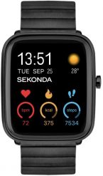 Smartwatch Sekonda 30223 Czarny. Czarne zegarki smartwatch Sekonda, bez wzorów. Za 438.00 zł.
