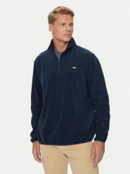 Tommy Jeans Polar Flag DM0DM20508 Granatowy Regular Fit. Niebieskie bluzy sportowe męskie Tommy Jeans, m, bez wzorów, z jeansu, bez kaptura. Za 249.99 zł.