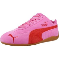 Buty PUMA YELLOW SPEEDCAT OG Rose. Czerwone obuwie trekkingowe damskie Puma, ze skóry, bez zapięcia. Za 399.99 zł.