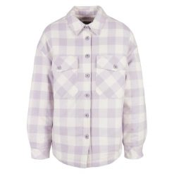 Damska koszula flanelowa Urban Classics Padded. Białe koszule damskie Urban Classics, bez wzorów, bez kołnierzyka, bez ramiączek. Za 245.60 zł.