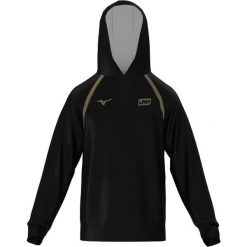 Bluza z kapturem Mizuno StarLigue LNH. Brązowe bluzy damskie Mizuno, m, bez wzorów, ze skóry, sportowe, bez ramiączek, z kapturem. Za 348.00 zł.