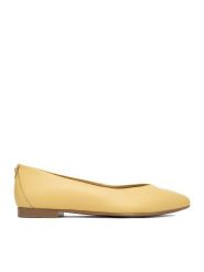 Lasocki Baleriny CEO-RST-KAJA-66 Żółty. Żółte balerinki damskie Lasocki, bez wzorów, ze skóry, bez obcasa, bez zapięcia. Za 149.99 zł.